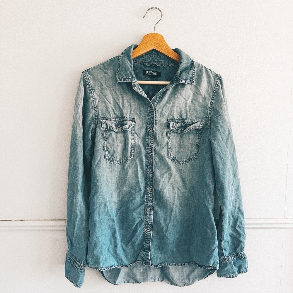 BUFFALO DAVID BRITTON > Chambray Shirt